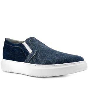 Alassio - Elevator Slip-Ons in Fabric up to 2.6 inches