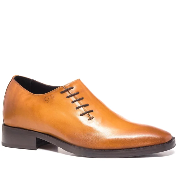 Brindisi - Elevator Shoes in Full Grain Leather from 2.4 to 3.1 inches
