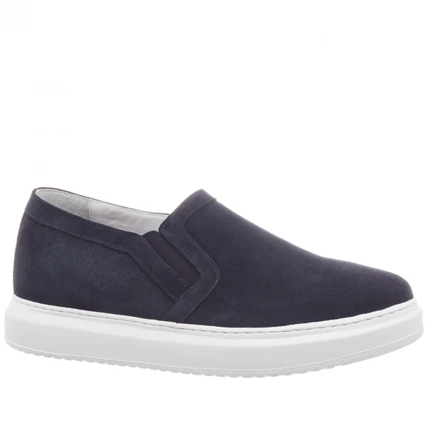 Fairhope - Elevator Slip-Ons in Suede Leather up to 2.6 inches