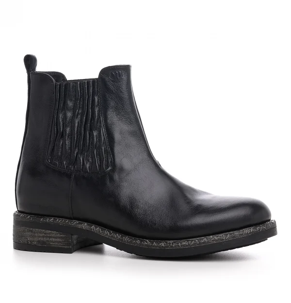 Lafayette Street - Elevator Boots in Full grain Leather from 2.4 to 4 inches