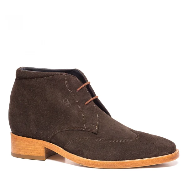 Murray - Elevator Boots in Suede Leather from 2.4 to 3.1 inches