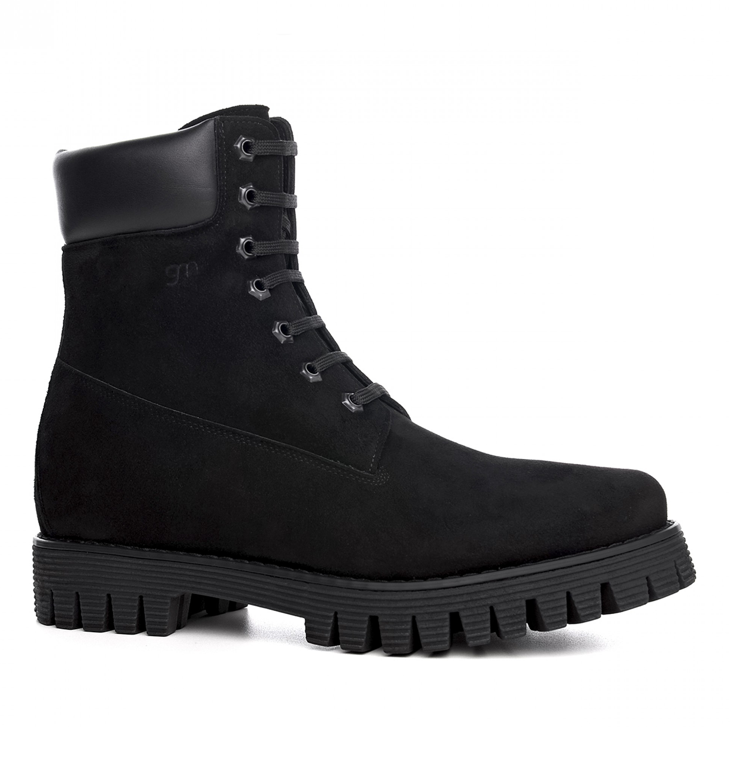 Rhein - Elevator Boots in Suede Leather from 2.4 to 4 inches