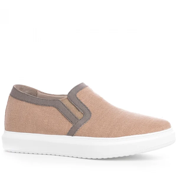 Trani - Elevator Slip-Ons in Fabric up to 2.6 inches