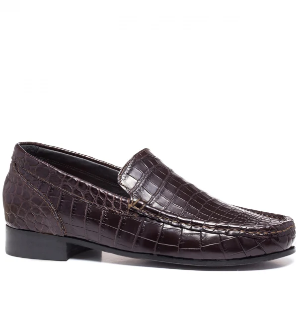 Yucatan - Elevator Loafers in Crocodile Leather up to 2.6 inches
