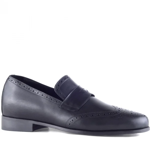Iowa - Elevator Loafers in Tuscany vegetable Leather up to 2.6 inches