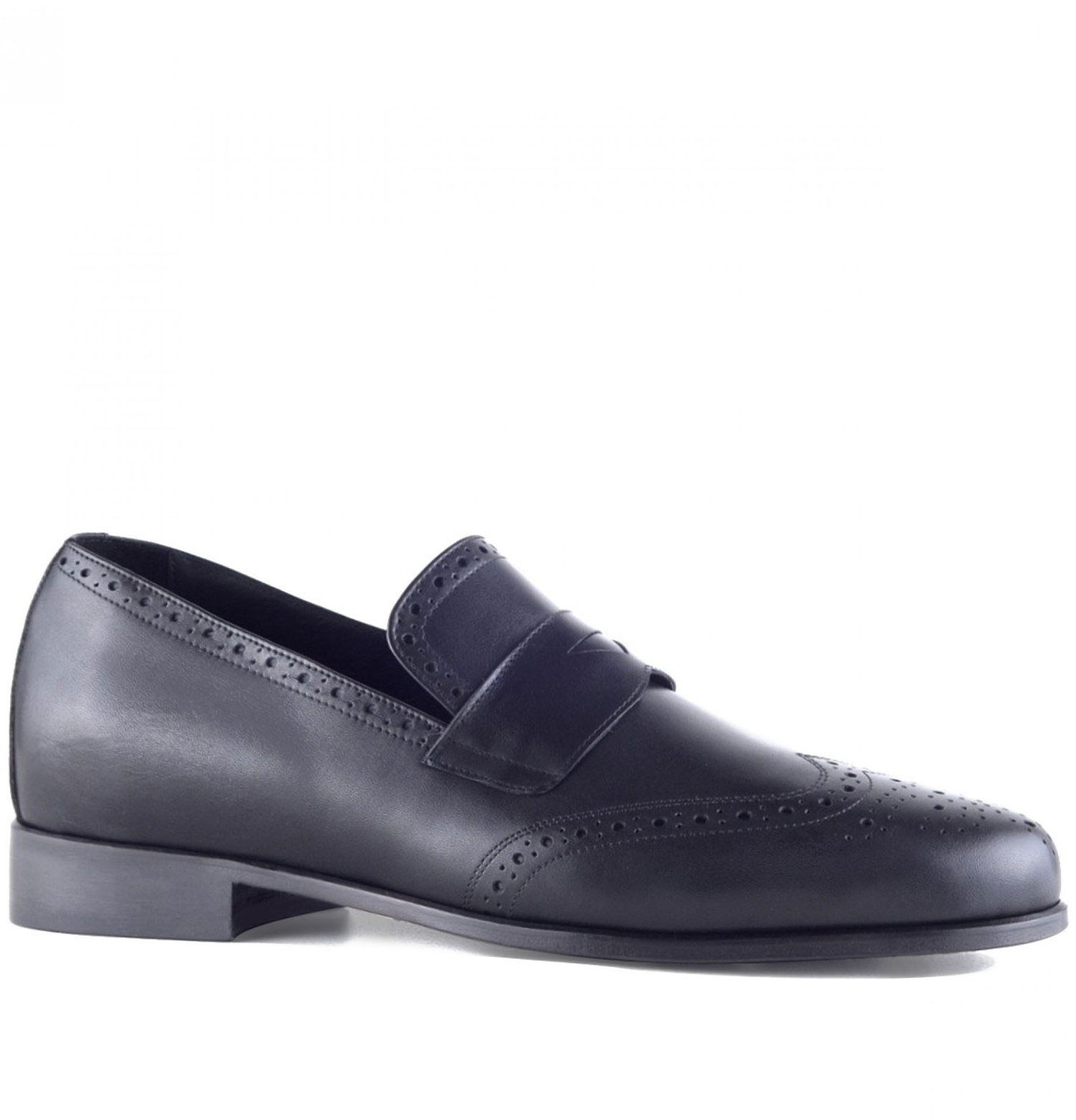 Iowa - Elevator Loafers in Tuscany vegetable Leather up to 2.6 inches