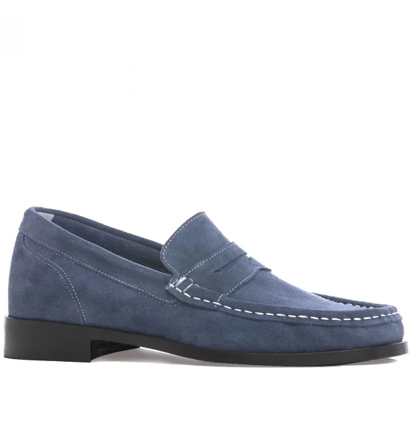 Cartagena - Elevator Loafers in Suede Leather up to 2.6 inches