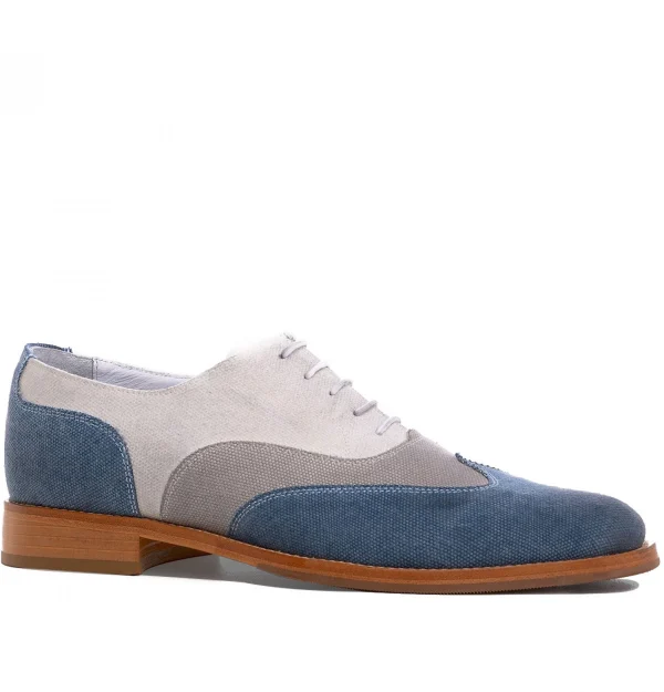 Sulmona - Elevator Shoes in Fabric from 2.4 to 3.1 inches