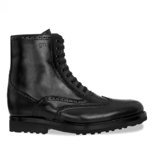 Akron - Elevator Boots in Full Grain Leather from 2.4 to 4 inches