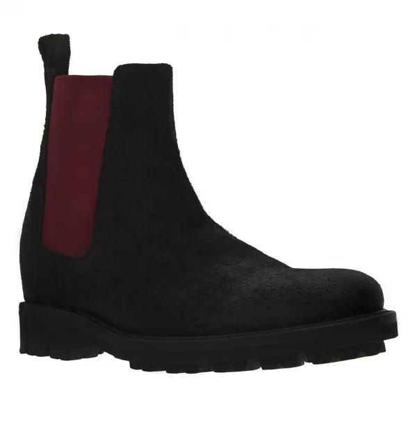 Broadway - Elevator Boots in Waxed Leather from 2.4 to 4 inches