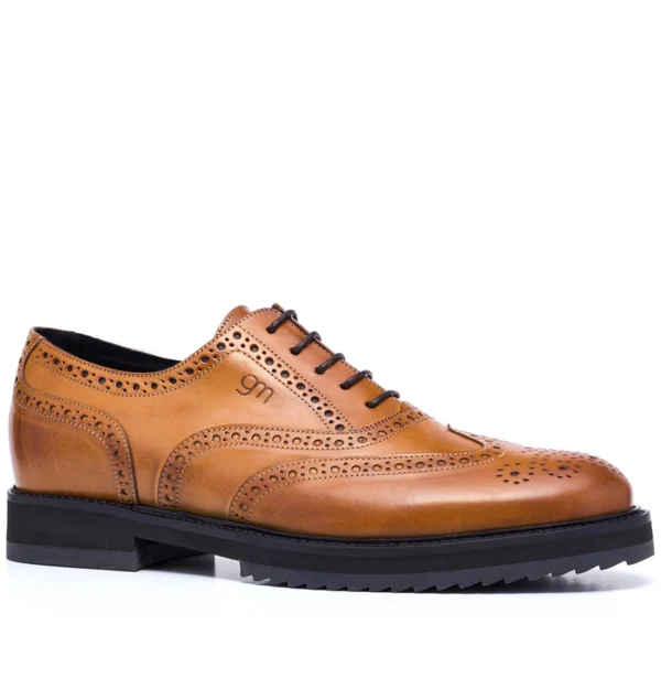 Arno - Elevator Shoes in Full Grain Leather from 2.4 to 3.1 inches