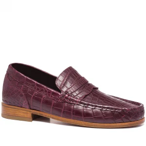 America - Elevator Loafers in Crocodile Leather up to 6 cm