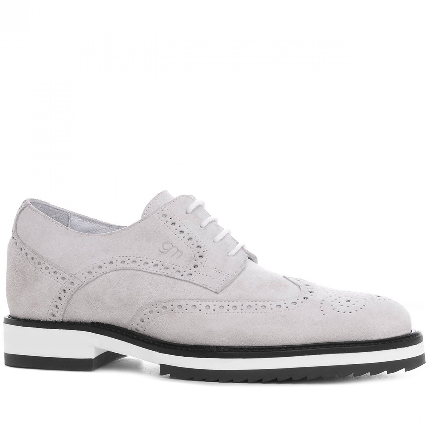 Cuba - Elevator Shoes in Suede Leather from 2.4 to 3.1 inches