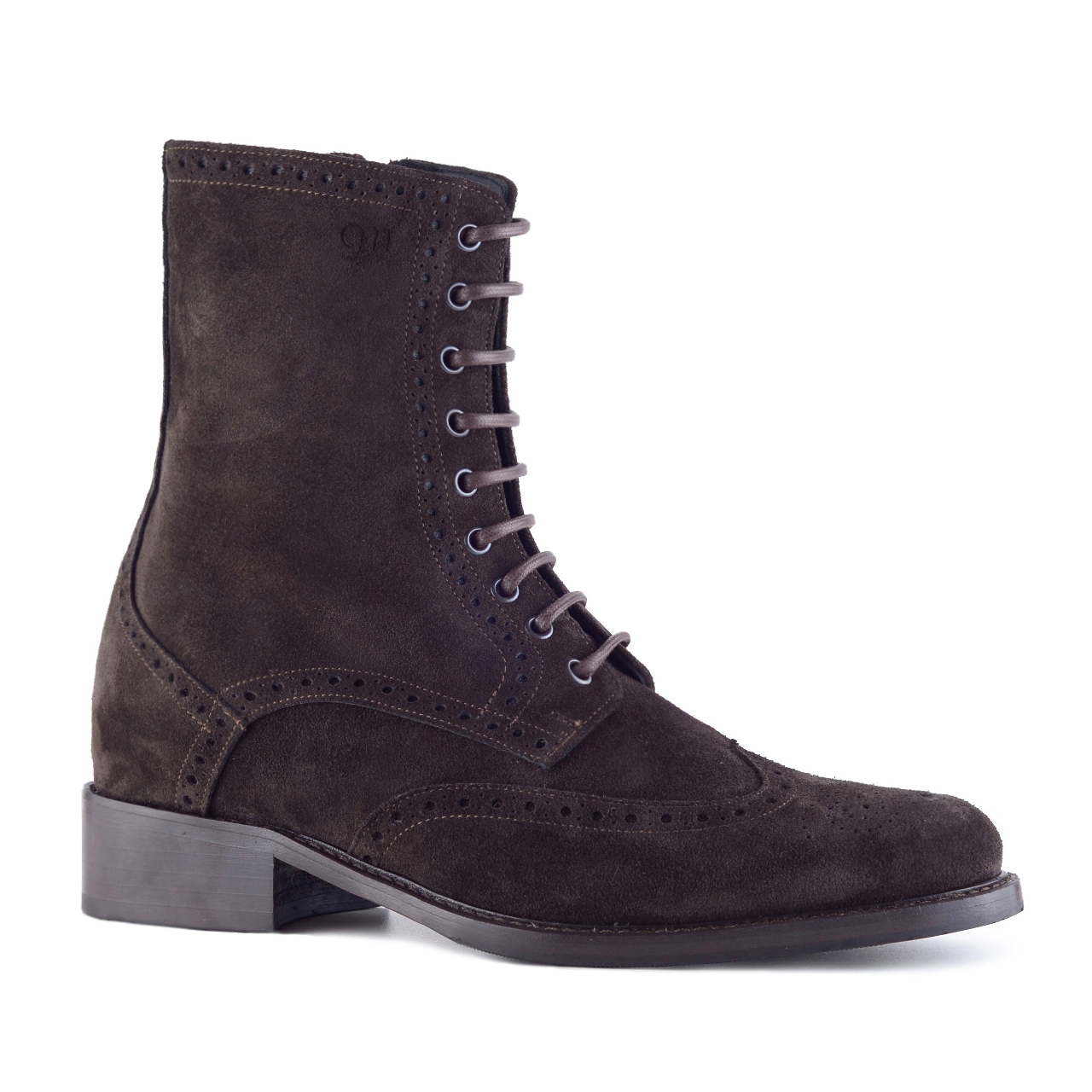 Satween - Elevator Boots in Suede Leather from 2.4 to 4 inches