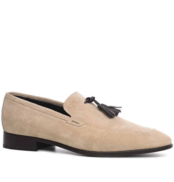 Bern - Elevator Loafers in Suede Leather up to 2.6 inches