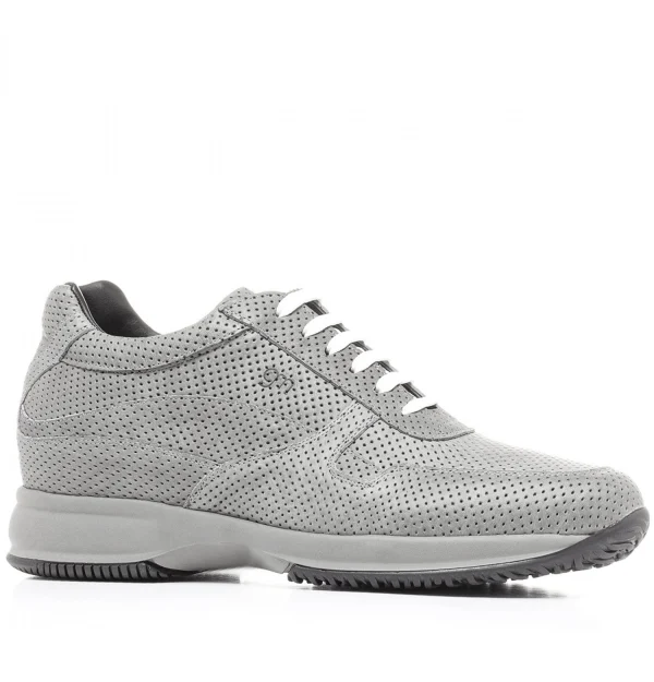 Tarifa - Elevator Sneakers in Mix of leathers from 2.4 to 4 inches