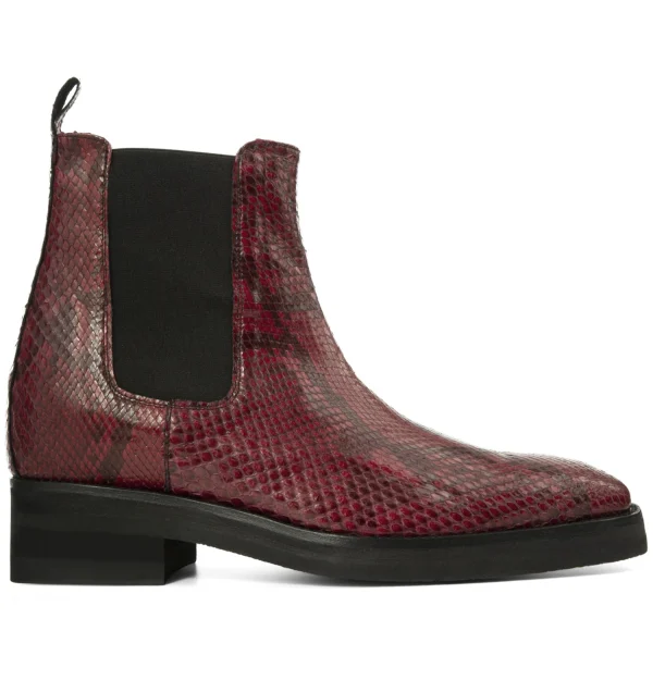 Afrin - Elevator Boots in Python Leather up to 4.3 inches