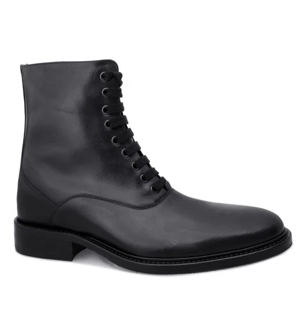Roma - Elevator Boots in Full Grain Leather from 2.4 to 4 inches