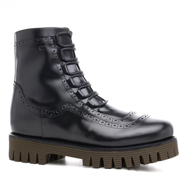 Islington - Elevator Boots in Full Grain Leather from 2.4 to 3.1 inches