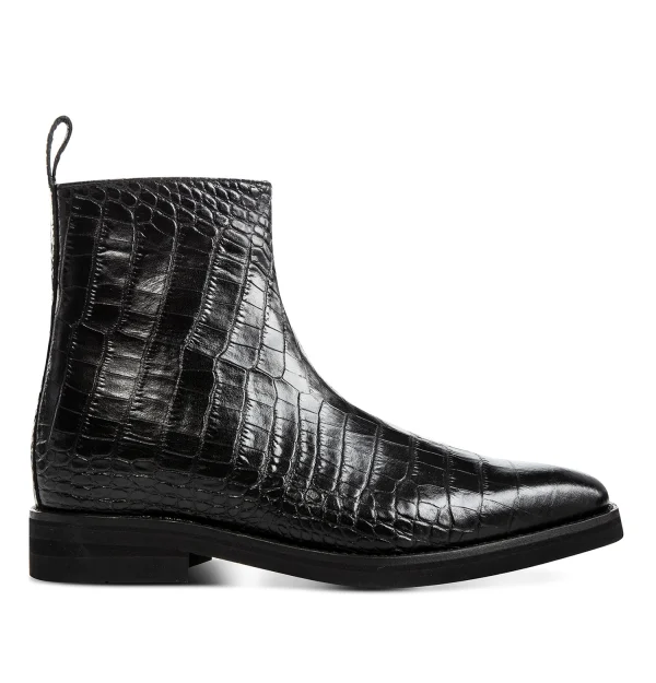 Noto - Elevator Boots in full grain Leather from 2.4 to 4 inches