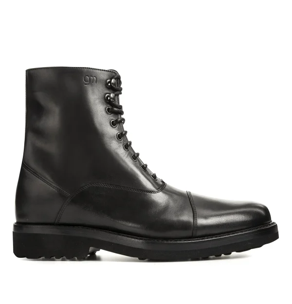 Niteroi - Elevator Boots in Full Grain Leather from 2.4 to 4 inches