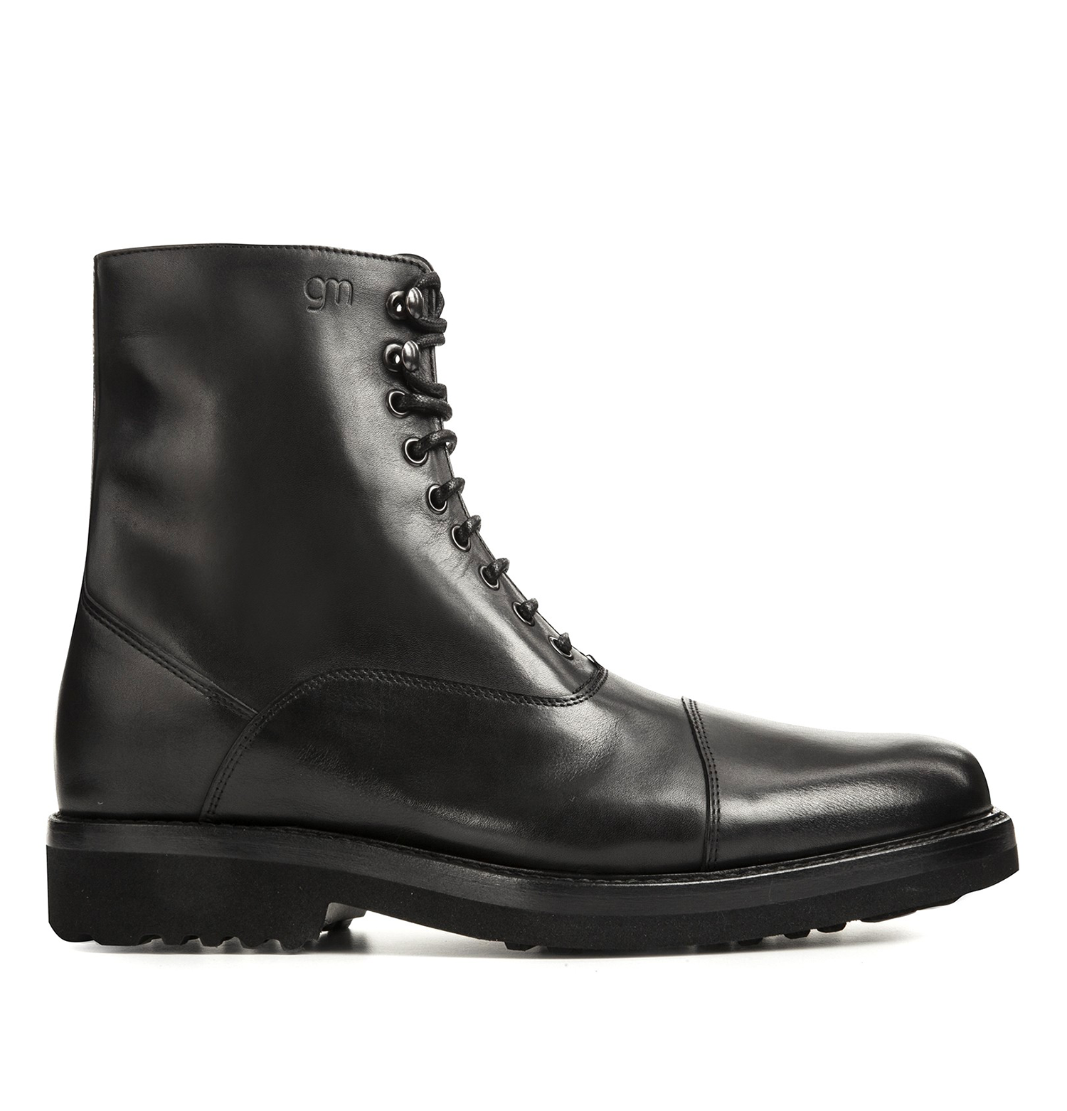 Niteroi - Elevator Boots in Full Grain Leather from 2.4 to 4 inches