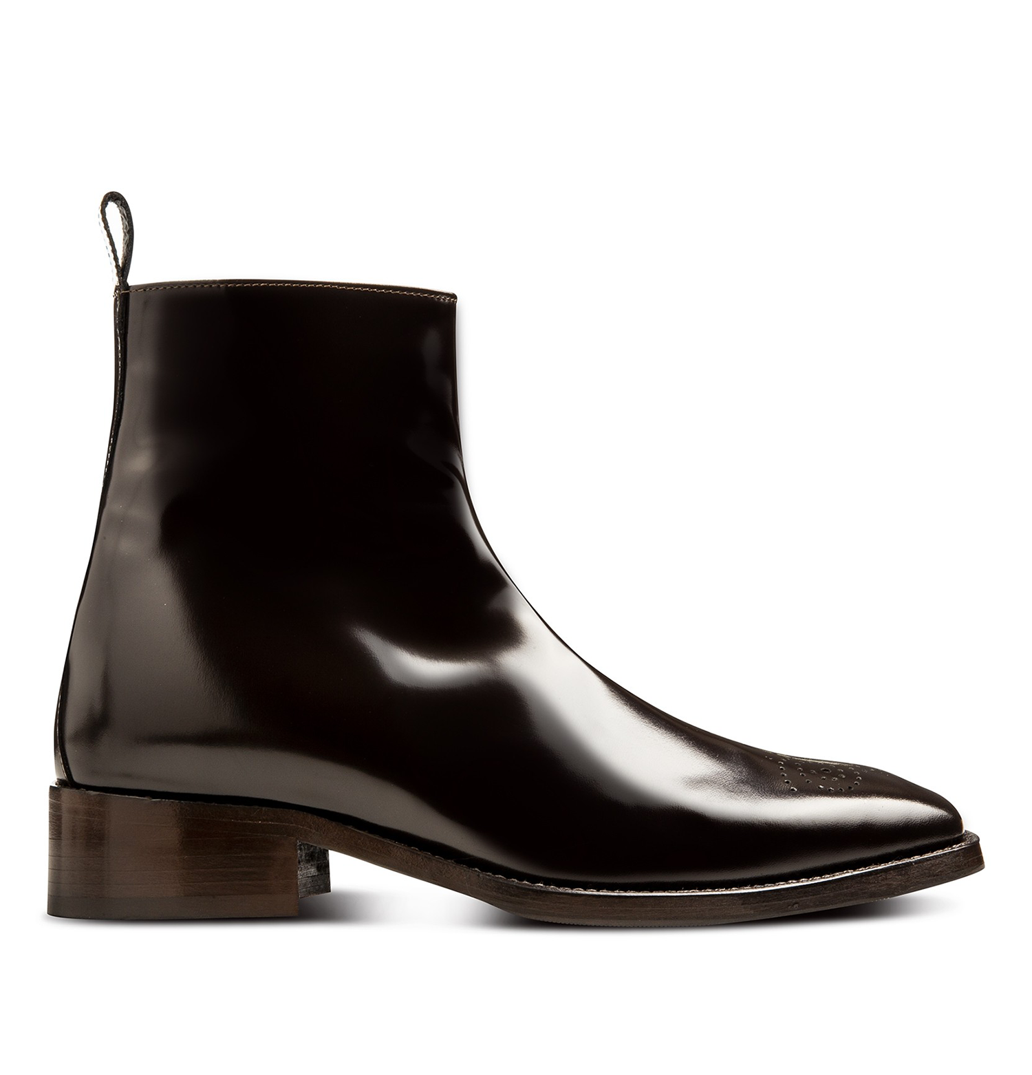 Togo - Elevator Boots in Brushed Leather from 2.4 to 4 inches