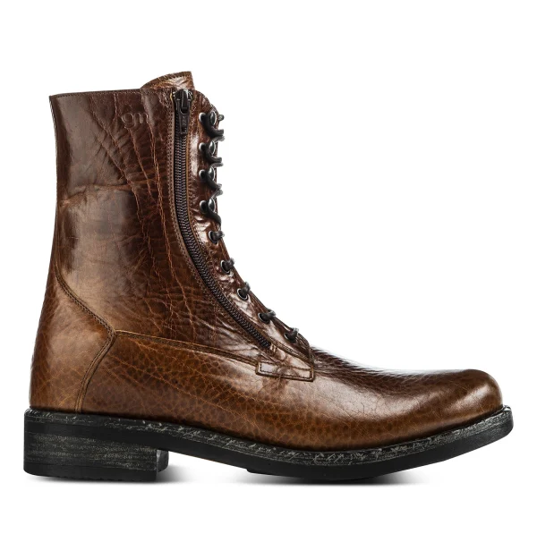 New Man - Elevator Boots in Full Grain Leather from 2.4 to 4 inches