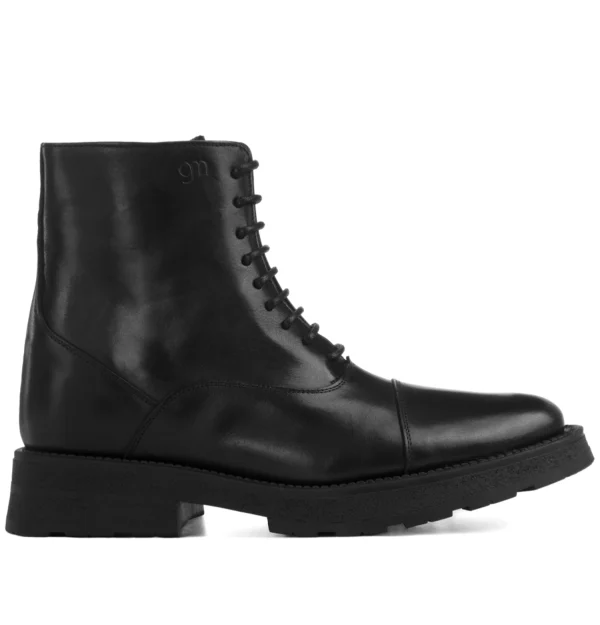 Lorain - Elevator Boots in Full Grain Leather from 2.4 to 4 inches