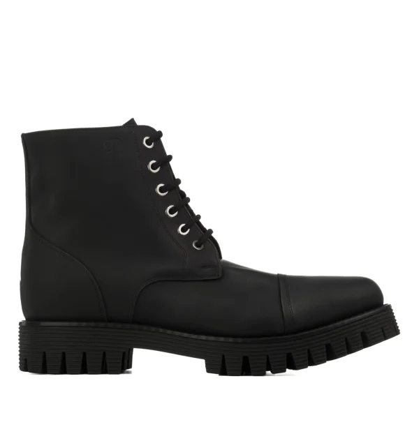 Kapolei - Elevator Boots in Leather from 2.4 to 4 inches