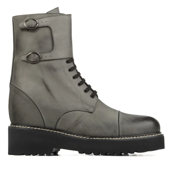 Bray - Elevator Boots in Leather from 2.4 to 4 inches