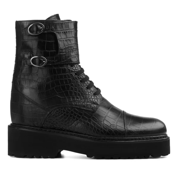 Huron - Elevator Boots in Leather from 4 to 6 inches