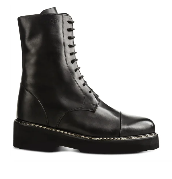 Hong Kong W - Elevator Boots in Full Grain Leather from 4 to 6 inches