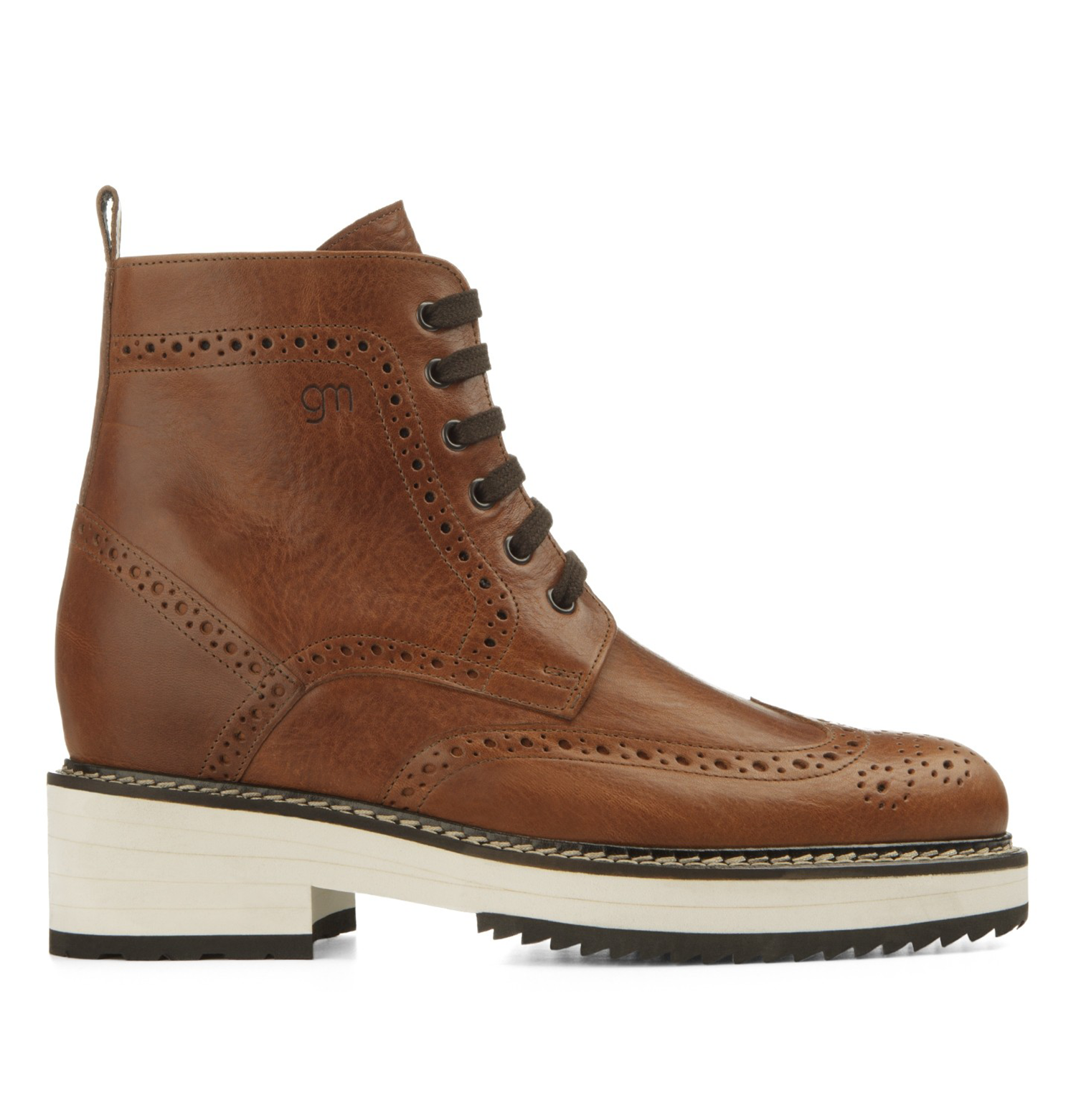 Caledon - Elevator Boots in Full Grain Leather from 4 to 6 inches