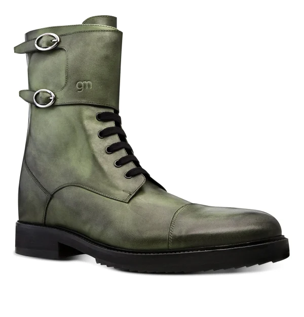 Portland - Elevator Boots in Full Grain Leather from 2.4 to 3.1 inches