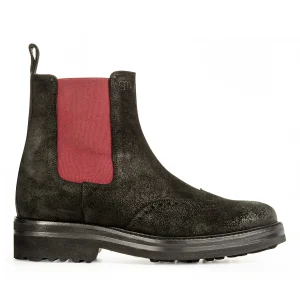 Annapolis - Elevator Boots in Suede Leather from 2.4 to 4 inches