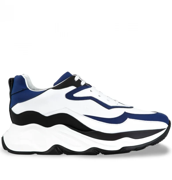 Giant Dragon - Elevator Sneakers in Rubberized Effect from 2.4 to 4.3 inches