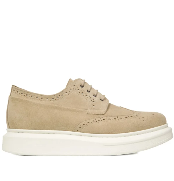 Orinda - Elevator Dress Shoes in Suede Leather from 2.4 to 3.1 inches