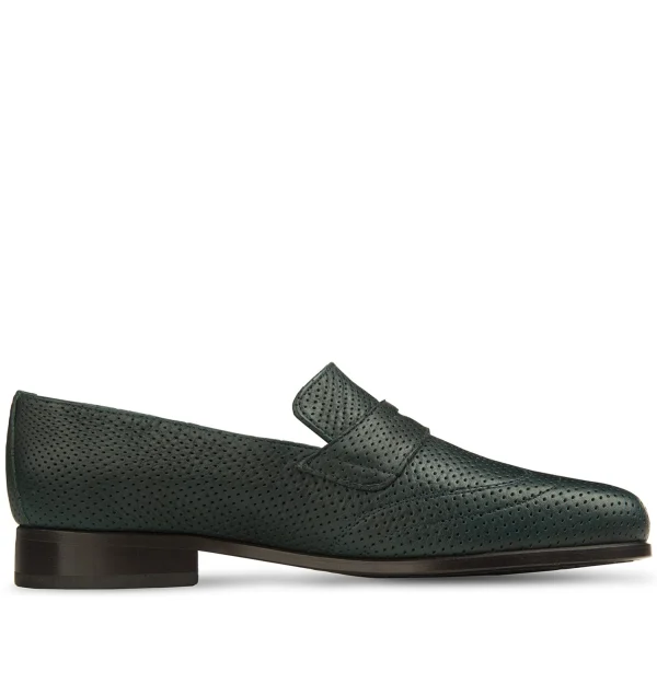 Porto Alegre - Elevator Loafers in Pierced Leather up to 2.6 inches