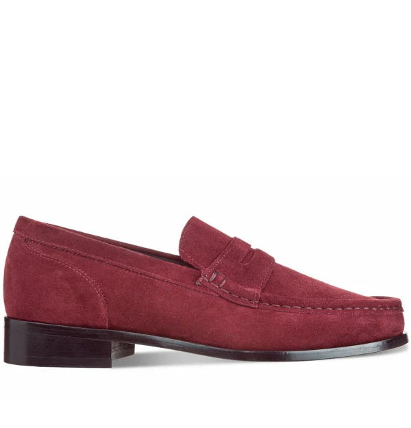Hurghada - Elevator Loafers in Suede Leather up to 2.6 inches