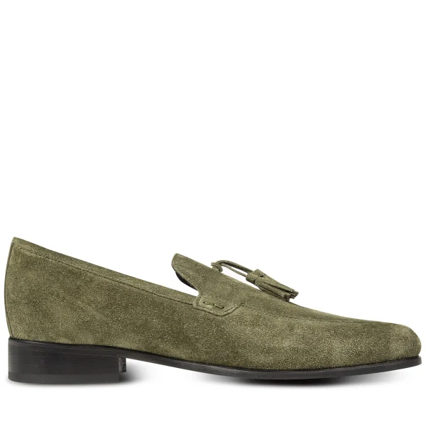 Verbania - Elevator Loafers in Suede Leather up to 2.6 inches