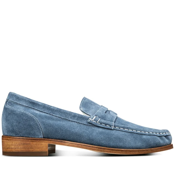 Peru - Elevator Loafers in Leather/fabric mix up to 2.6 inches
