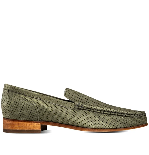 Honduras - Elevator Loafers in Leather/fabric mix up to 2.6 inches