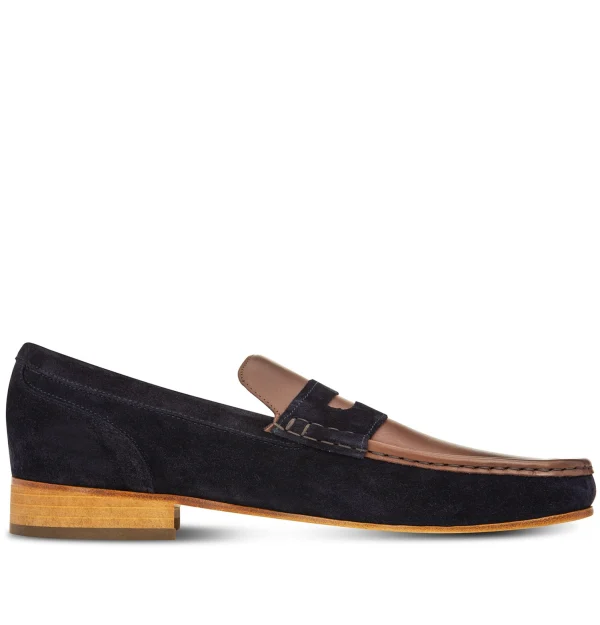 Lusail - Elevator Loafers in Mix of leathers up to 2.6 inches