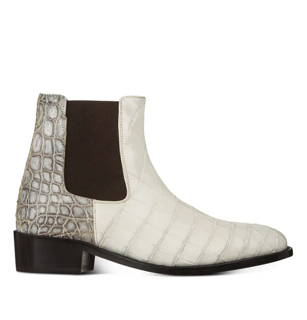 Terralba - Elevator Boots in crocodile Leather from 2.4 to 3.1 inches