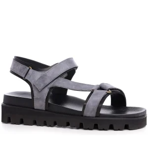 Camogli - Elevator Sandals in Full Grain Leather up to 2 inches