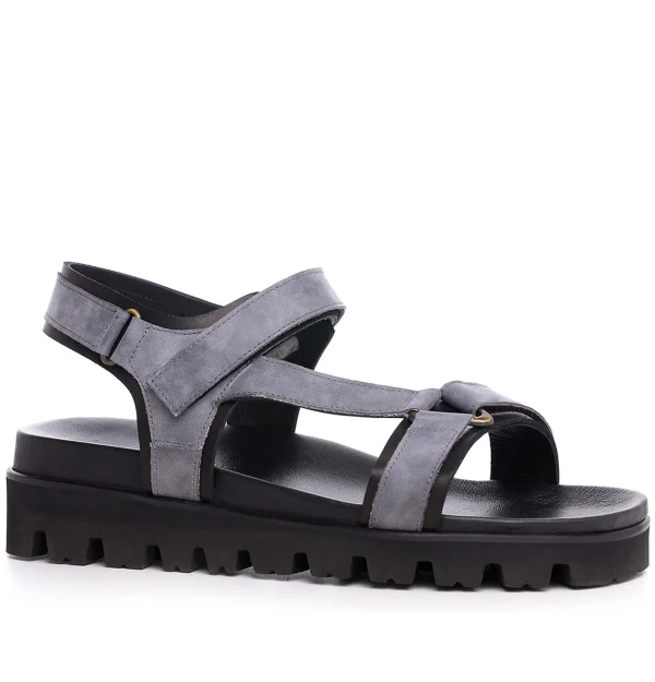 Camogli - Elevator Sandals in Full Grain Leather up to 2 inches