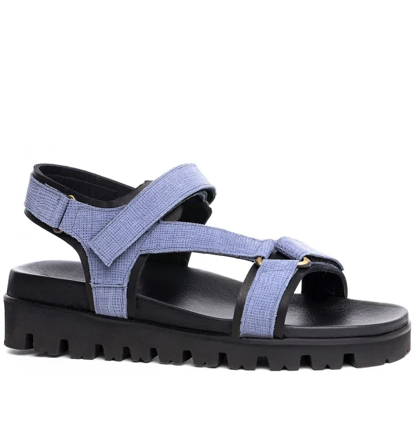 Lanai - Elevator Sandals in Full Grain Leather up to 2 inches