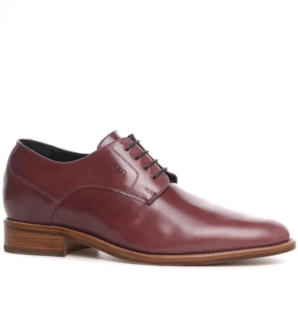 Lille - Elevator Shoes in Cordovan Leather from 2.4 to 3.1 inches