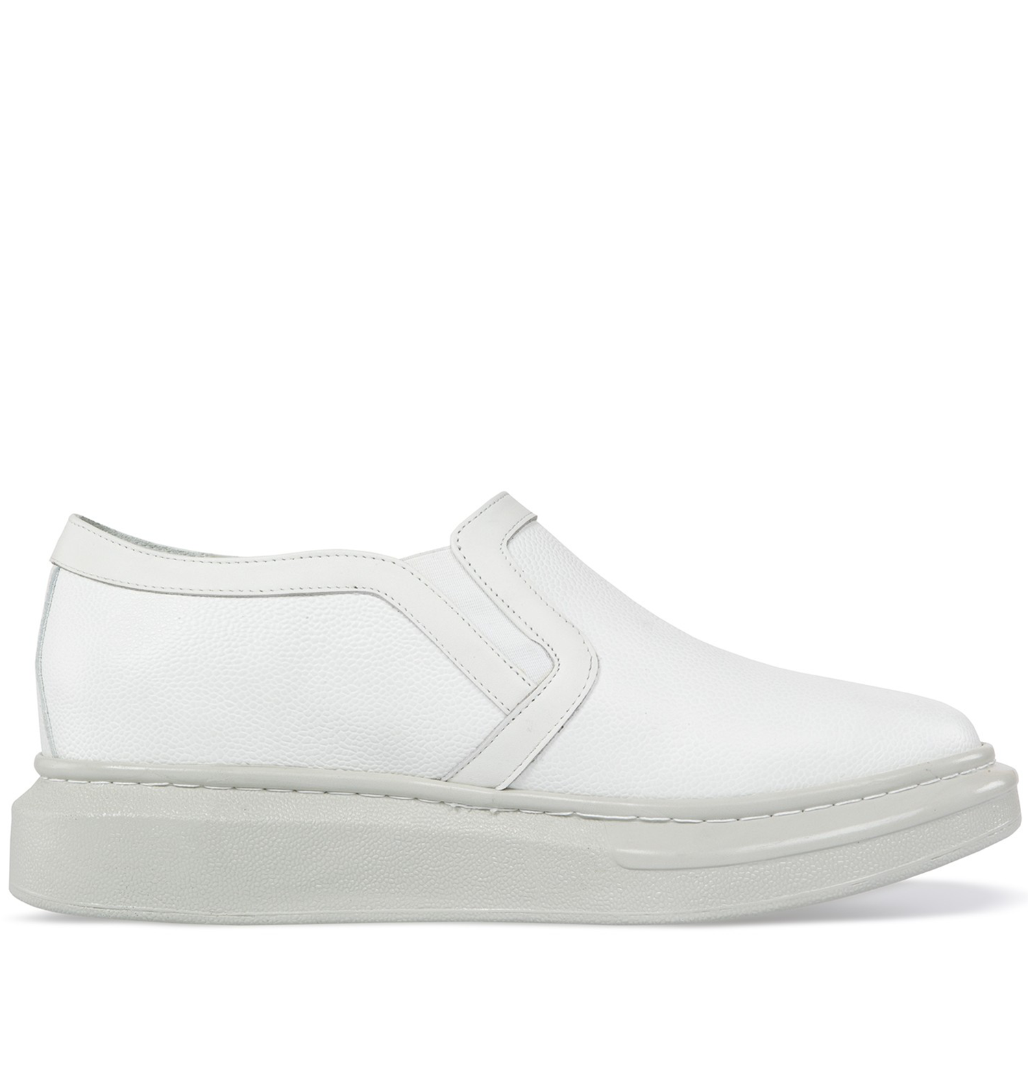 Kyrenia - ELEVATOR LOAFERS IN LEATHER/FABRIC UP TO 6 CM